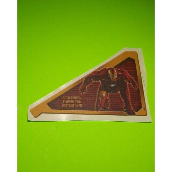 Iron Man Pinball Machine Apron Decal Right Side Only NOS Original 2010 - Picture 1 of 4